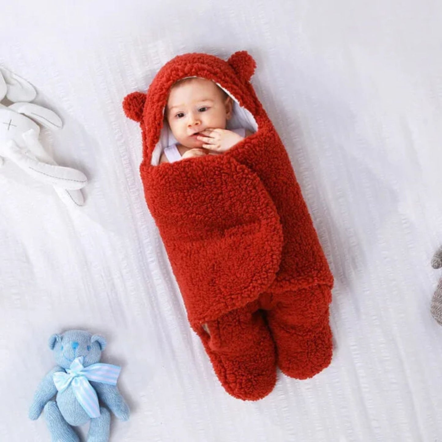 Cobertor de Oso para Bebés: Protege a tu bebé del frio.